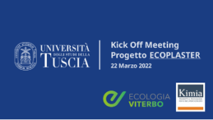 Kick off meeting ecoplaster - Università degli Studi della Tuscia
